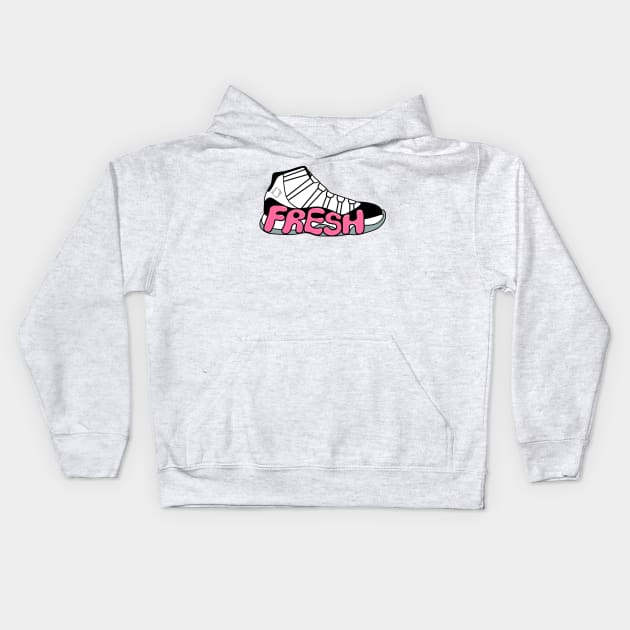 Fresh Kicks Kids Hoodie by Disocodesigns